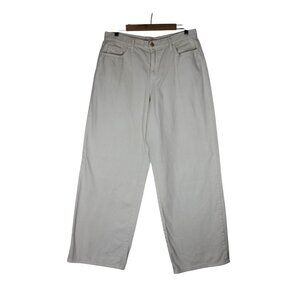 Universal Thread women's‎ cream high rise relaxed wide leg jeans 12R